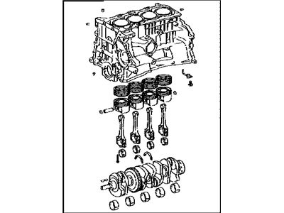 Lexus 11400-28471 Block Assy, Short