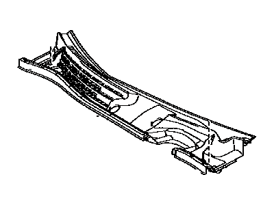 Lexus 55708-75020 Louver Sub-Assy, Cowl Top Ventilator