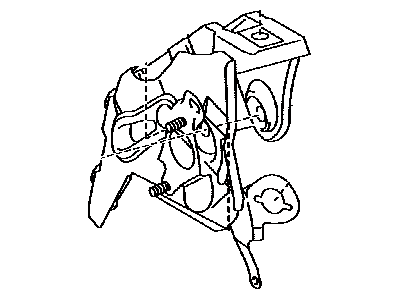 Lexus 55106-76020 Support Sub-Assy, Brake Pedal