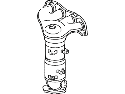 Lexus 25051-28320 Exhaust Manifold Converter Sub-Assembly