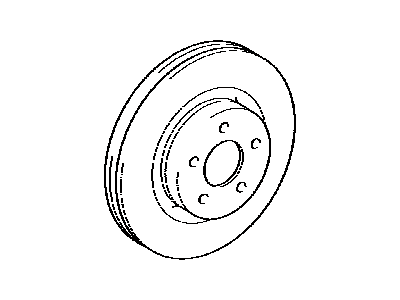 Lexus 43512-42040 Disc, Front