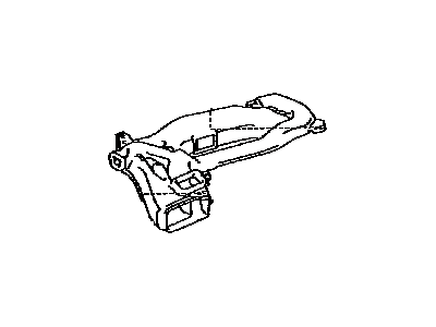 Lexus 55084-75030 Duct Sub-Assy, Heater To Register, NO.1