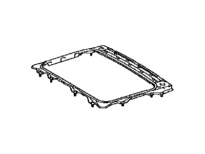 Lexus 63142-75010 Reinforcement Sub-Assy, Roof Panel, Rear