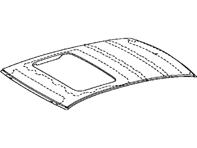 Lexus 63111-75040 Panel, Roof