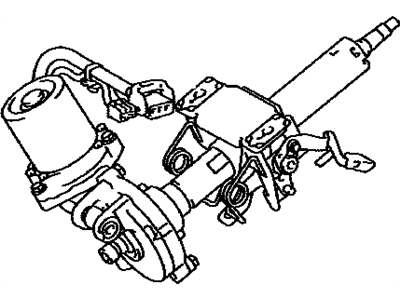 Lexus 45250-75091 Column Assembly, Electrical