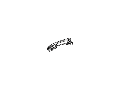 Lexus 69210-48070-A0 Rear Door Outside Handle Assembly, Right