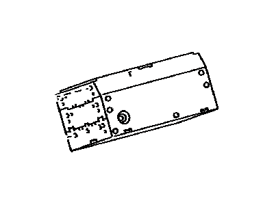 Lexus 86804-75010 Cover Sub-Assembly, Navigation