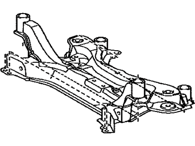 Lexus 51201-72010 Crossmember Sub-Assy, Front Suspension