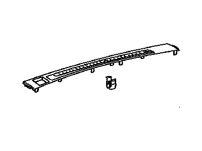 Lexus 55981-75030-C0 Garnish, Defroster Nozzle, NO.1