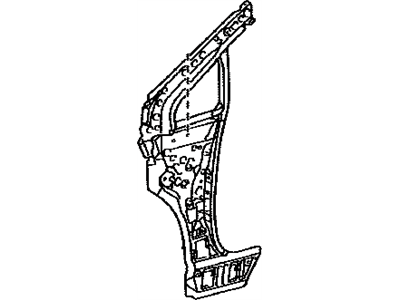 Lexus 61024-75011 Pillar Sub-Assembly, Front