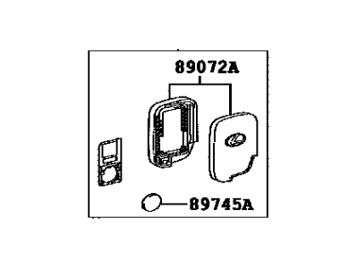 2010 Lexus HS250h Car Key - 89904-75030