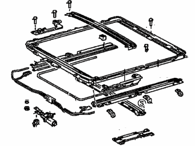 Lexus 63203-50020 Housing Sub-Assy, Sliding Roof