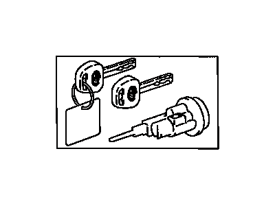 2000 Lexus LS400 Ignition Lock Assembly - 89073-50140