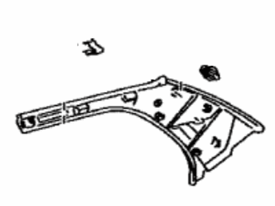 Lexus 62480-50030-B0 Garnish, Roof Side, Inner LH