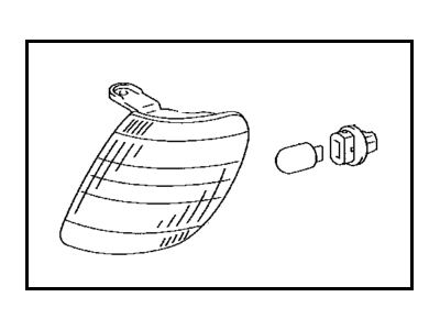 Lexus 81520-50060 Lamp Assy, Front Turn Signal, LH