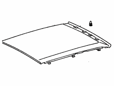 Lexus 63312-50080-B0 Headlining, Roof, Rear