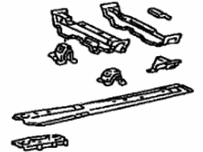 Lexus 57426-50900 Reinforcement, Front Floor, NO.2 LH