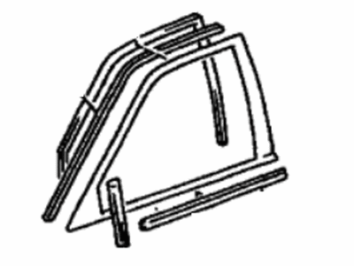 Lexus LS400 Door Moldings - 75701-50030