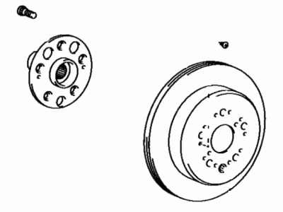 Lexus 42420-50050 Shaft & Disc Assy, Rear Axle