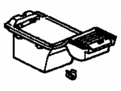 Lexus 58912-50040 Box, Rear Console, Lower