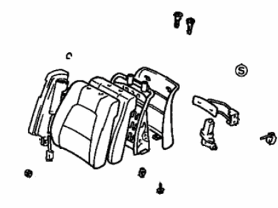 Lexus 71040-50080-A0 Back Assy, Front Seat, RH(For Separate Type)