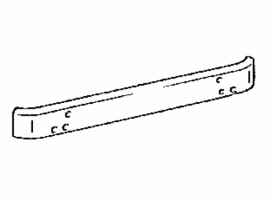 Lexus 52023-50030 Reinforcement Sub-Assy, Rear Bumper