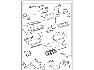 Lexus 04111-50100 Gasket Kit, Engine Overhaul