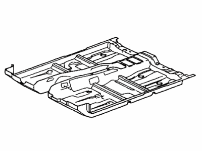 Lexus 58510-50430-G0 Carpet Assy, Front Floor, Front