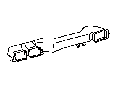 Lexus 55845-50020 Duct, Heater To Register, NO.3