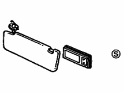 Lexus 74310-50111-A1 Visor Assy, RH