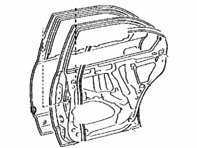 Lexus 67003-50904 Panel Sub-Assy, Rear Door, RH