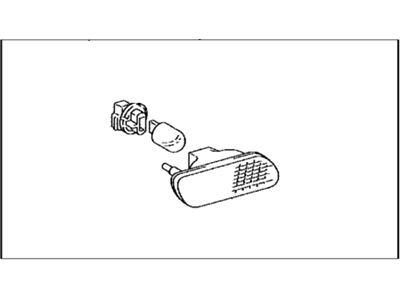 Lexus 81740-30120 Lamp Assembly, Side Mark