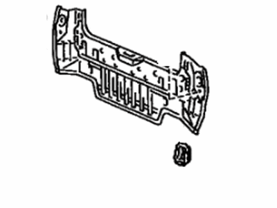 Lexus 58307-50030 Panel Sub-Assy, Body Lower Back