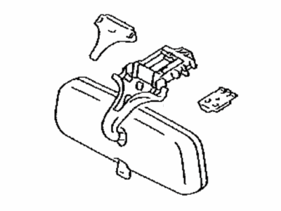 Lexus 87810-50061-A0 Mirror Assy, Inner Rear View