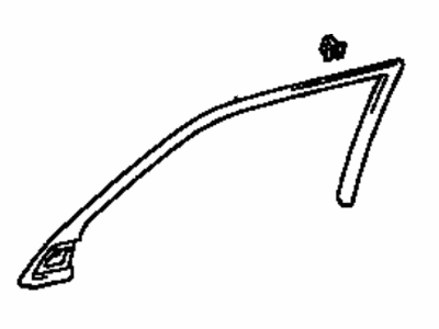 Lexus 67663-50020-C0 Garnish, Door Frame, Upper RH