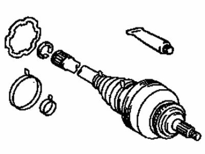 2000 Lexus LS400 Axle Shaft - 42370-59036