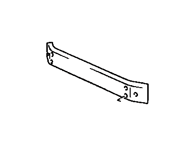 Lexus 52131-50020 Reinforcement, Front Bumper