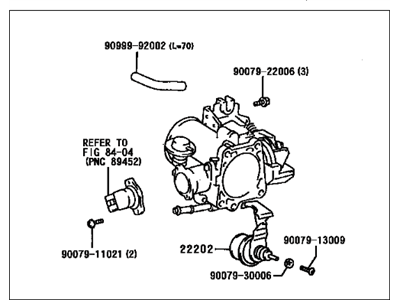 Lexus 22210-50120 Body Assembly, Throttle