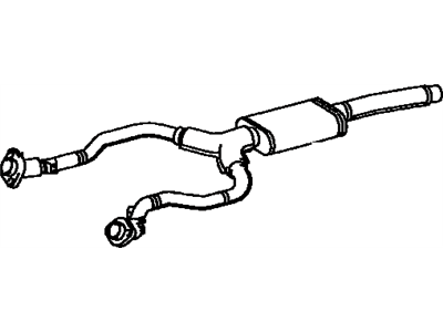 Lexus Exhaust Pipe - 17410-50220