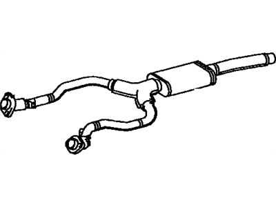 1998 Lexus LS400 Exhaust Pipe - 17410-50220