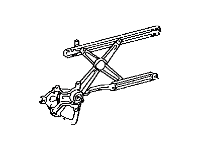 2010 Lexus LX570 Window Regulator - 69802-60080