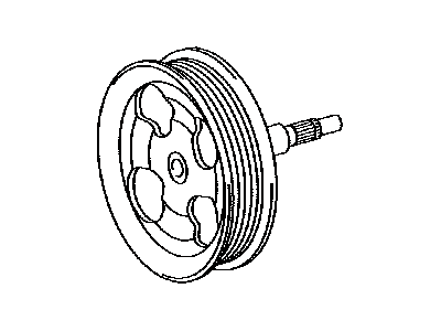 Lexus 44303-0C050 Shaft Sub-Assy, W/Pulley