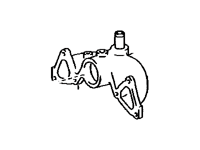 Lexus 16356-50120 Joint, Water By-Pass, Rear