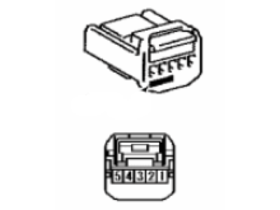 Lexus 90980-12366 Housing, Connector F