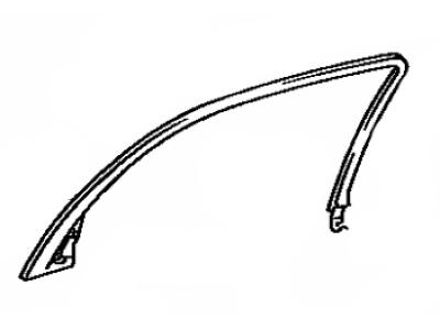 Lexus 67664-30010-B0 Garnish, Door Frame, Upper LH