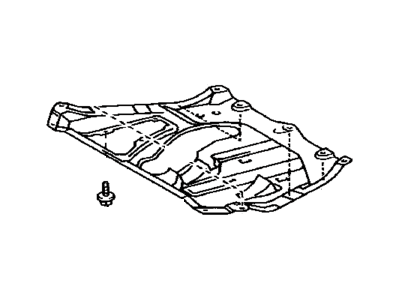 Lexus 51440-0E020 Cover Assy, Engine Under