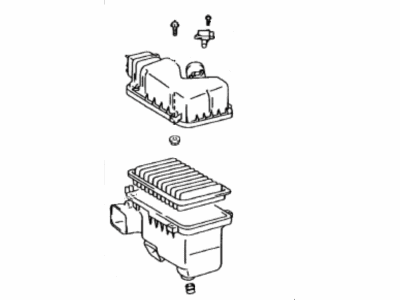 Lexus RX350 Air Filter Box - 17700-0A210