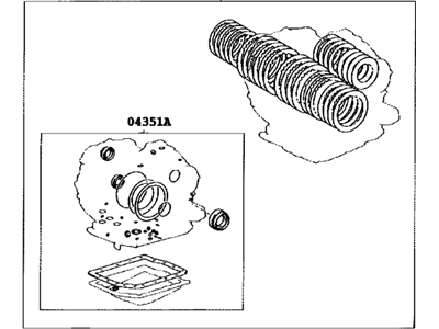 Lexus 04352-0E020 Kit, Transaxle Overhaul(Atm)