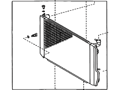 Lexus 16041-20311 Radiator Assembly, No.2