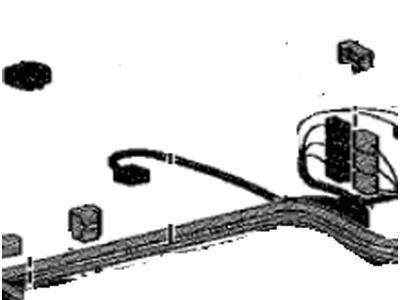 Lexus 82142-0E040 Wire, Instrument Panel, NO.2